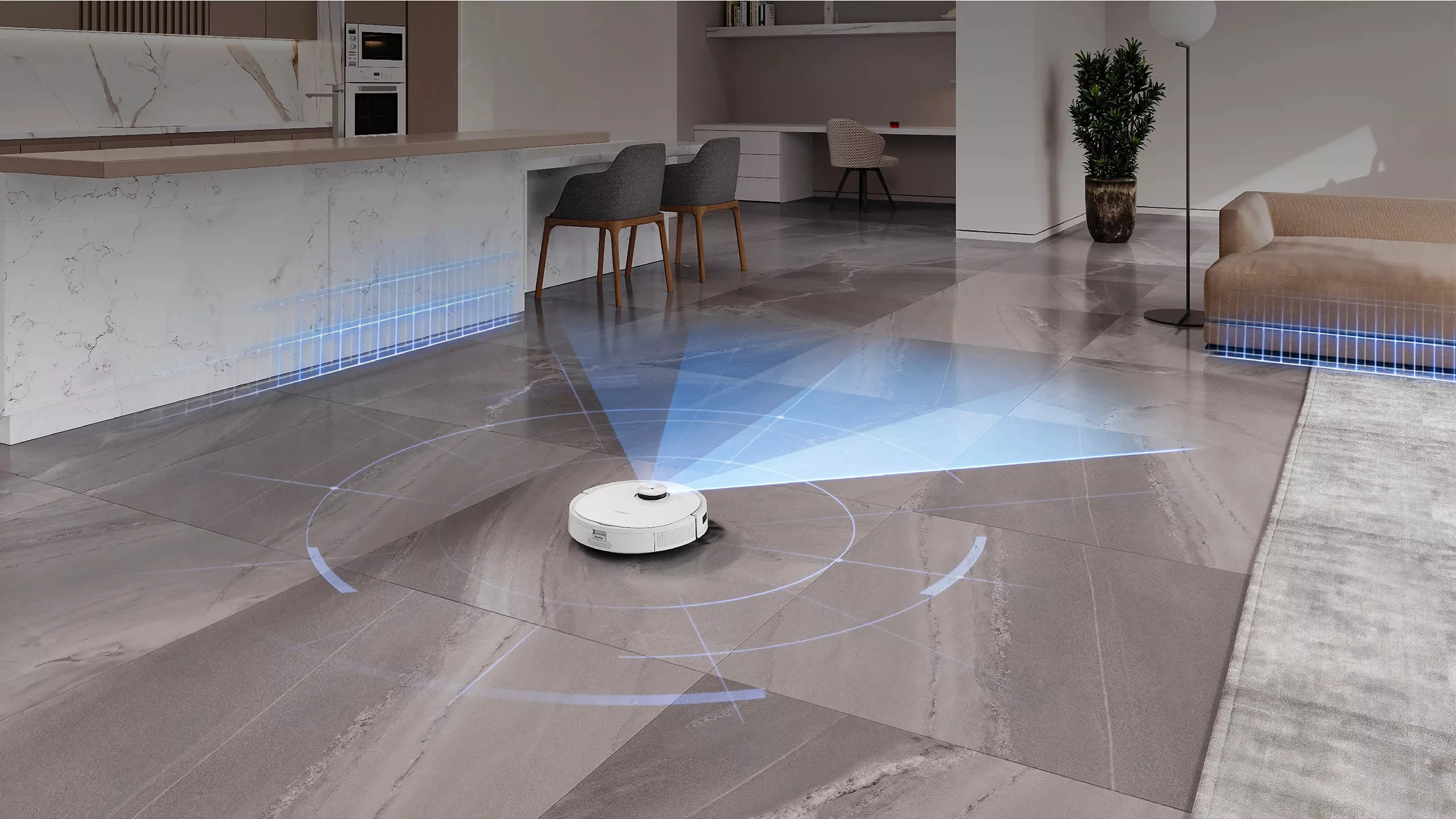 Floor Cleaning Robot DEEBOT T9 White (РУ версия) c док-станцией модели CH1822