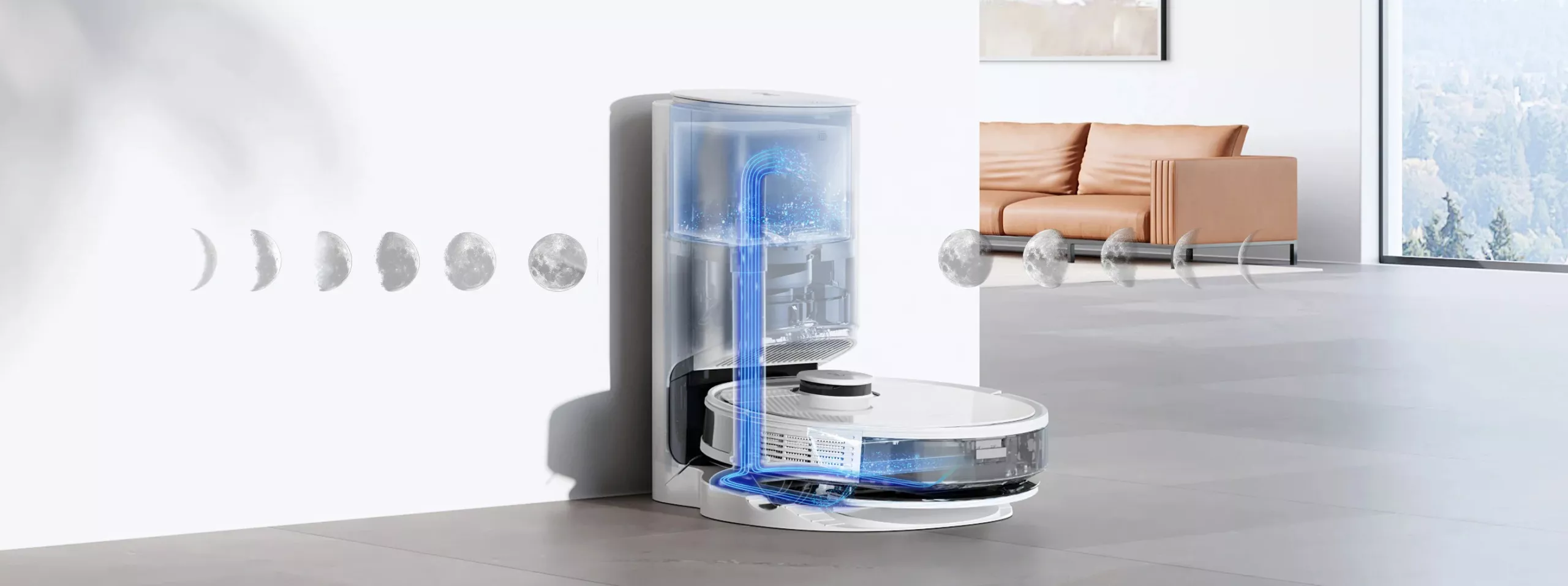 Floor Cleaning Robot DEEBOT N8 PRO White (РУ версия) с док-станцей модели CH1822