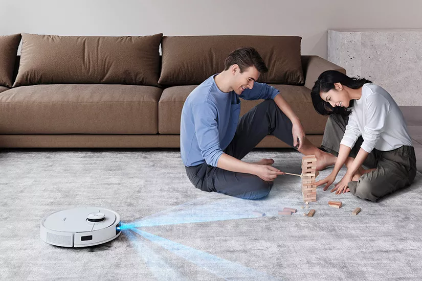 Floor Cleaning Robot DEEBOT T9+ White (РУ версия) со станцией выгрузки мусора модели CH1918