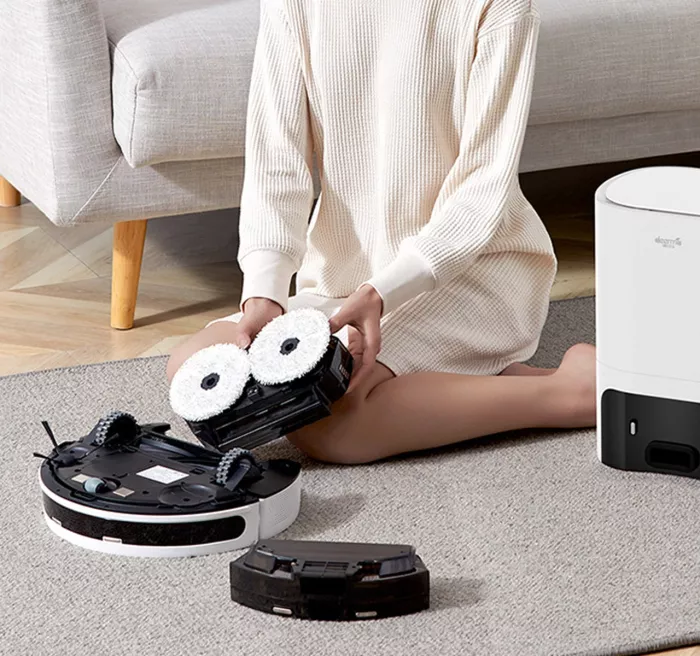 Intelligent sweeping robot DEM-A10W White